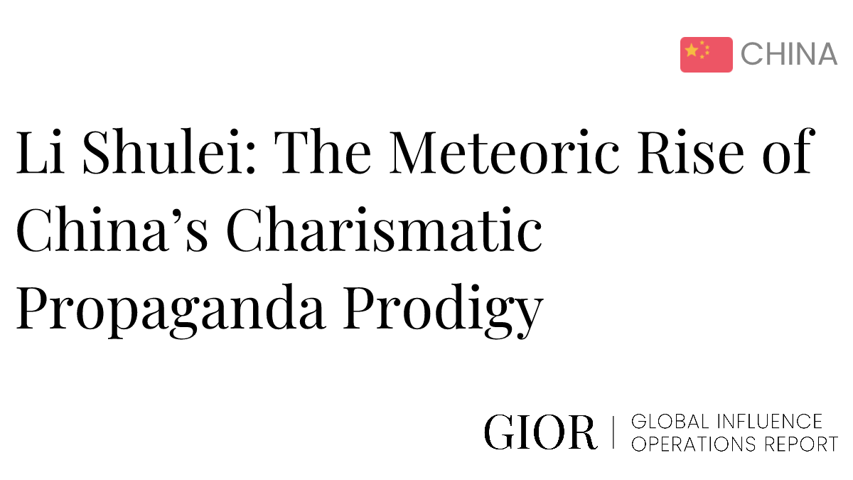 Li Shulei The Meteoric Rise of China's Charismatic Propaganda Prodigy