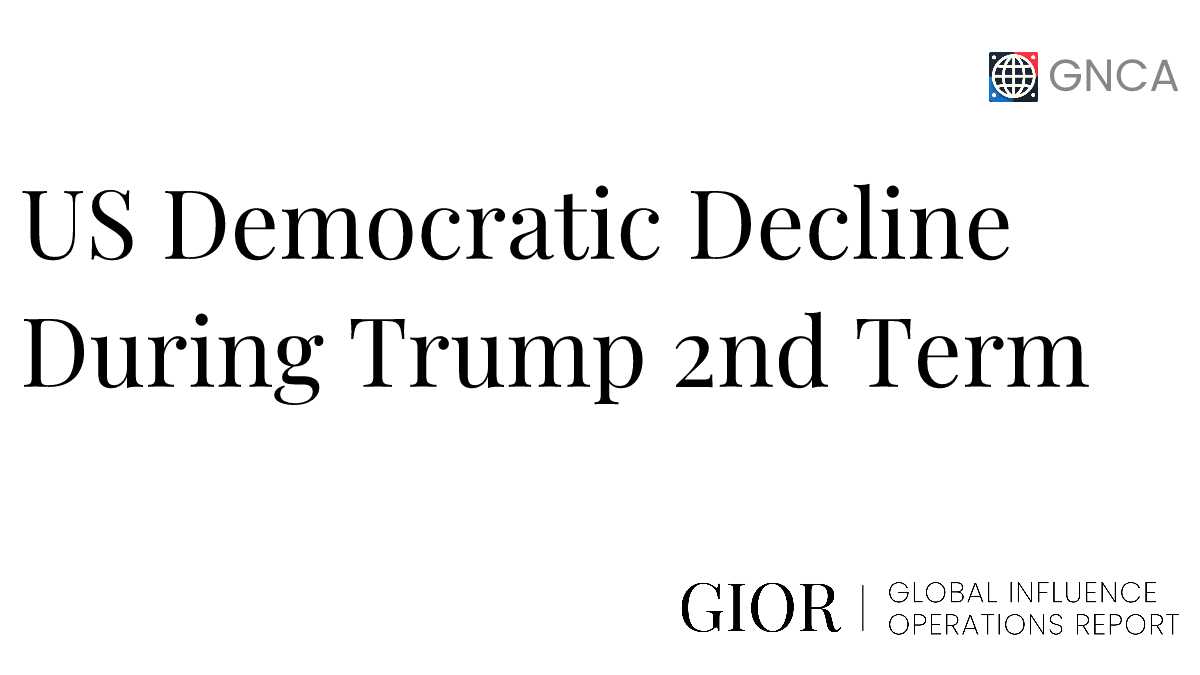 Influence Declining US Democratic Decline During Trump 2nd Term - Global Influence ...