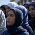 AI-generated image of CAIR-CA Muslim Day at the Capitol event with advocacy for ethnic studies and Middle Eastern inclusion.