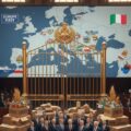 Global national conservative alliance leaders at a conference promoting protectionist economic policies.
