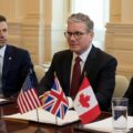 Three western progressive political leaders meet to discuss the threat of populism