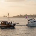 Boats from the Sumud Gaza flotilla including the Muslim Brotherhood and the Red Cross