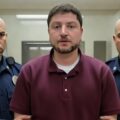 Marwan Marouf of the Muslim American Society being detained. by ICE agents