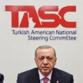 Turkish president erdogan meeting with members of the Turkish American national steering committee