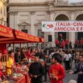 A China Italy event symbolizing, Chinese influence operations in Italy