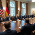 The Trump administration meeting with a far right German political party showing the influence of the United States on the European global national conservative alliance